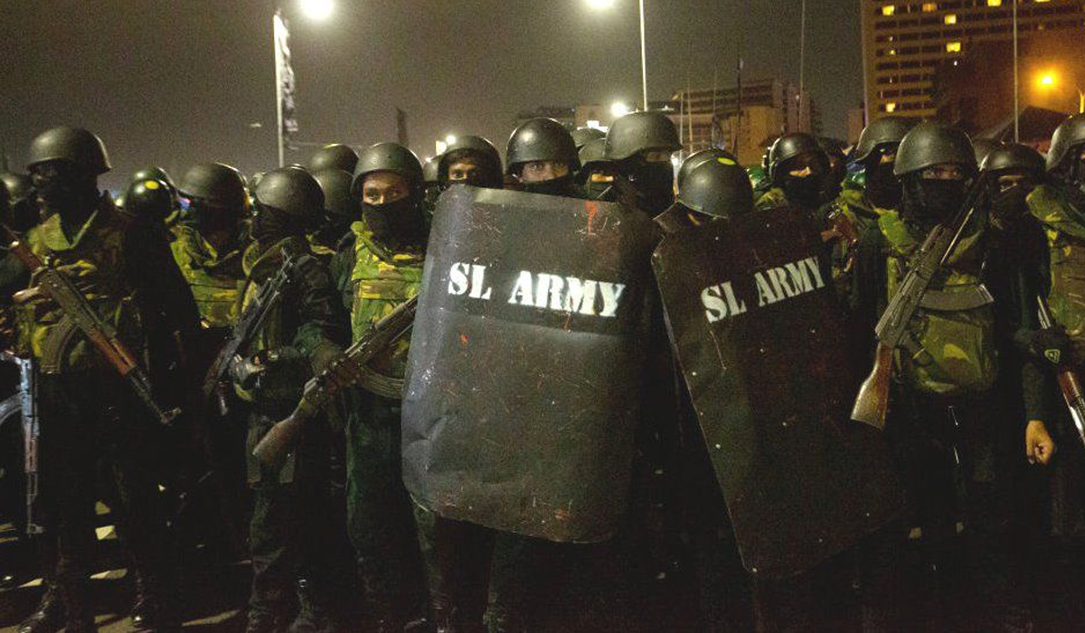 Sri Lankan forces